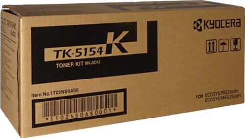 KYOCERA TK-5154K BLACK TONER 12K FOR M6535CIDN / P6035CDN