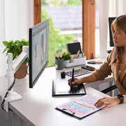 Ergotron NX Series 45-669-216 monitor mount / stand 86.4 cm (34") Desk Black, White