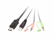 ATEN 2-Port USB DisPlayPort Cable KVM Switch
