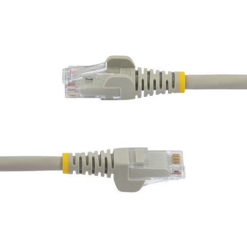 StarTech.com 50cm CAT6 Ethernet Cable - LSZH (Low Smoke Zero Halogen) - 10 Gigabit 250Mhz 100W PoE RJ45 10GbE UTP Network Patch Cord Snagless with Strain Relief - Grey, CAT 6, ETL Verified, 24AWG