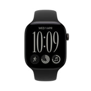 Apple Watch Series 12 GPS + Cellular 46mm Black Aluminium Case with Black Sport Band - S/M