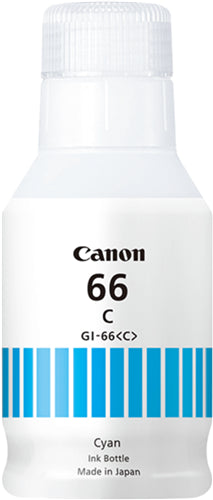 Canon GI-66 CYAN INK BOTTLE FOR GX6060 / GX7060 - 14K PAGE YIELD