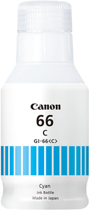 Canon GI-66 CYAN INK BOTTLE FOR GX6060 / GX7060 - 14K PAGE YIELD