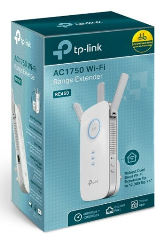 TP-Link AC1750 Wi-Fi Network repeater White 10, 100, 1000 Mbit/s