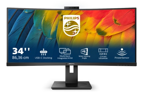 Philips 5000 series 34B1U5600CH/75 computer monitor 86.4 cm (34") 3440 x 1440 pixels Wide Quad HD LCD Black