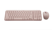 Logitech MK250 Compact Bluetooth Wireless Combo keyboard Mouse included Universal RF Wireless + Bluetooth QWERTY US English Rose