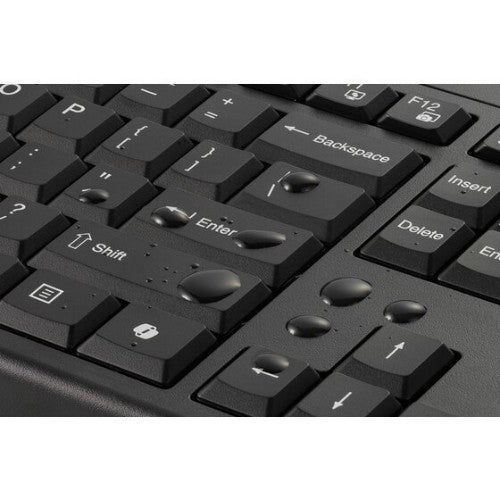 Kensington KB270 EQ keyboard Home/Office USB QWERTY Black