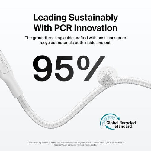 Belkin BoostCharge Pro 1 m White