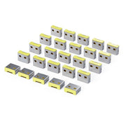 StarTech.com USB-A Port Blocker Replacement Plugs, 25-Pack Spare Latching Inserts for USB-A-PORT-BLOCKER, Snap-In Reusable USB-A Dust Covers for Laptops & Computers