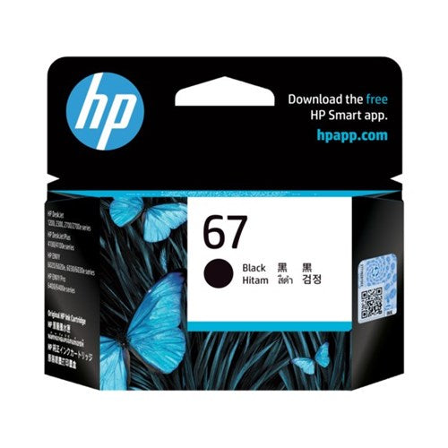 HP #67 Black Ink 3YM56AA