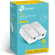 TP-Link Passthrough Powerline 600 Starter Kit, 1 Port