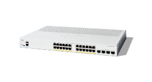 Cisco Catalyst 1200-24P-4G Smart Switch, 24 Port GE, PoE, 4x1GE SFP, Limited Lifetime Protection (C1200-24P-4G)