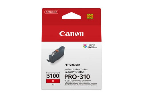 Canon INK TANK PFI-5100 R - INK CARTRIDGE FOR PRO-310