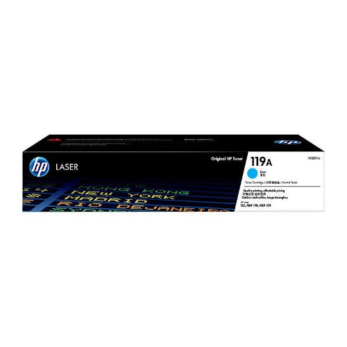 HP HP 119A Cyan Original Laser Toner Cartridge - HP Color LaserJet 150a/175nw/179fnw Printer