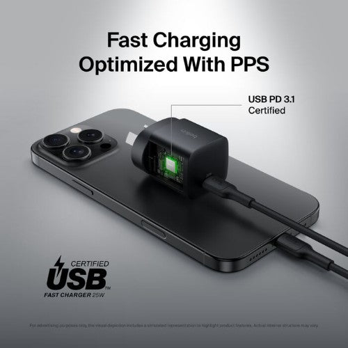 Belkin BoostCharge Smartphone Black AC Fast charging Indoor