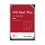 Western Digital Red Plus internal hard drive 8 TB 5640 RPM 256 MB 3.5" Serial ATA III