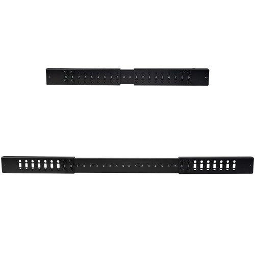 StarTech.com 25U 4-Post Server Rack, 19in Open Frame Rack with 40in (101cm) Mounting Depth and 1200lb (544kg) Weight Capacity, Mobile or Floor Mount IT Rack