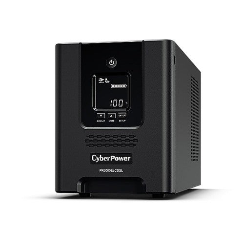 CyberPower PR3000ELCDSL uninterruptible power supply (UPS) Line-Interactive 3 kVA 2700 W 9 AC outlet(s)