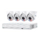 TP-LINK Omada T8S4-2T - Omada 8MP Turret PoE Security Camera System with 2TB HDD, 4 Cameras with 16-Channel NVR (Omada Camera)