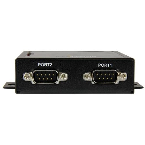 StarTech.com 2-Port Serial-to-IP Ethernet Device Server - RS232 - Metal and Mountable - TAA