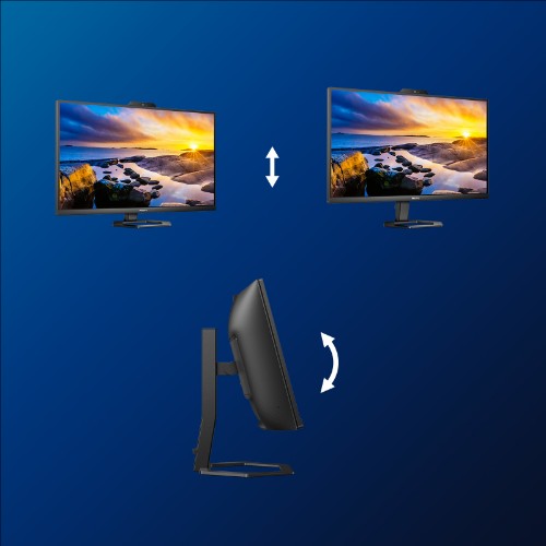 Philips 5000 series 34E1C5600HE/75 computer monitor 86.4 cm (34") 3440 x 1440 pixels Wide Quad HD LCD Black