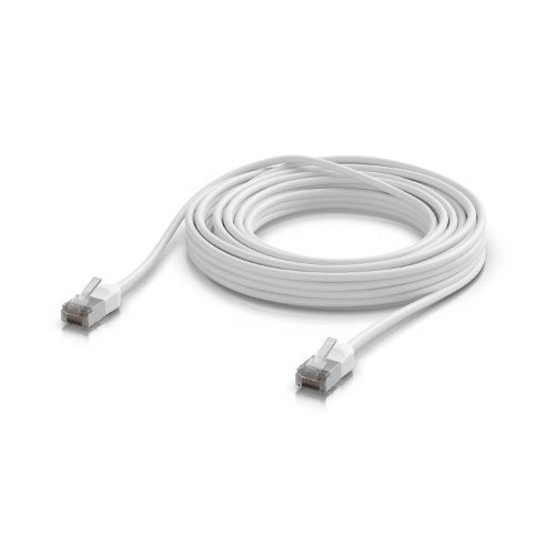 Ubiquiti UACC-Cable-Patch-Outdoor-C6A-8M-W networking cable White Cat6a F/UTP (FTP) Round