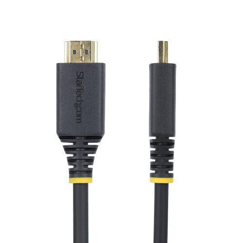 StarTech.com 1.6ft (50cm) Premium Certified High Speed HDMI Cable, 4K 60Hz/1440p 144Hz, HDR10/HDCP 2.2/ARC, 18Gbps, UHD HDMI 2.0 Cord for TV/Monitor/Display, TPE Jacket