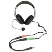 StarTech.com Headset adapter for headsets with separate headphone / microphone plugs - 3.5mm 4 position to 3 position and 2 position 3.5mm M/F