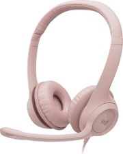 Logitech 981-001282 headphones/headset Wired Head-band Office/Call center USB Type-A Rose