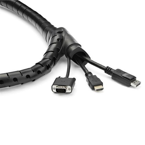 StarTech.com 1.5 m (4.9 ft.) Cable-Management Sleeve - Spiral - 45 mm (1.8 in.) Diameter