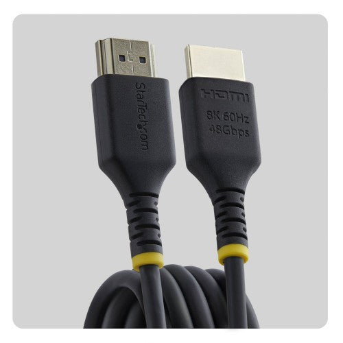 StarTech.com HDMI21-CBL-SLIM-2M HDMI cable HDMI Type A (Standard) Black