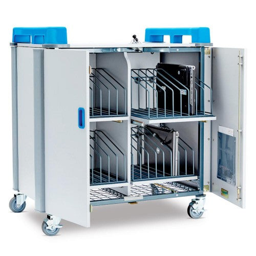 LapCabby LAP32V Portable device management cart Blue