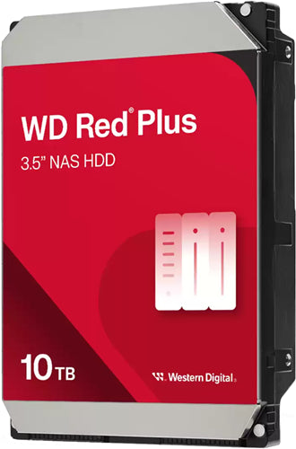 Western Digital Red Plus WD100EFGX internal hard drive 10 TB 7200 RPM 512 MB 3.5" Serial ATA III