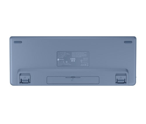 Logitech 920-011221 keyboard Office RF Wireless + Bluetooth QWERTY English Blue, Grey