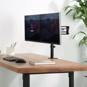 StarTech.com Desk Mount Dual Monitor Arm - Desk Clamp VESA Compatible Monitor Mount for up to 32" (17.6lb/8kg) Displays - Ergonomic Articulating Monitor Arm - Height Adjustable/Tilt/Swivel/Rotating