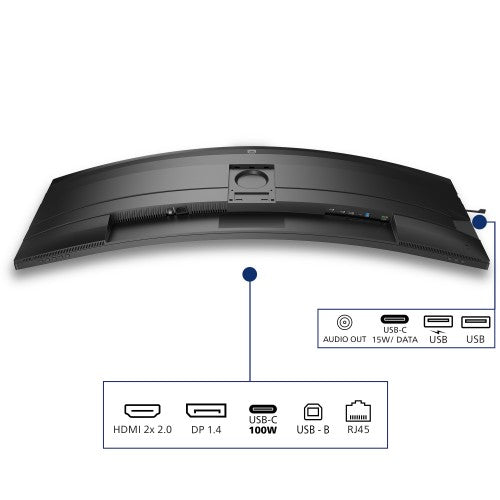 Philips 5000 series 49B2U5900CH/75 computer monitor 124 cm (48.8") 5120 x 1440 pixels Dual QHD LCD Black