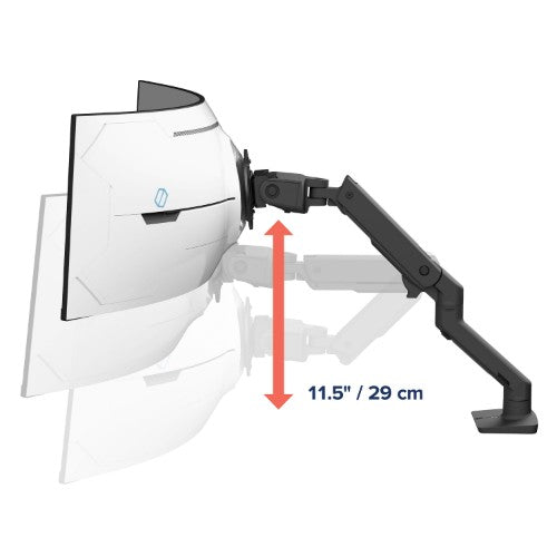 Ergotron HX Series 45-693-224 monitor mount / stand 144.8 cm (57") Desk Black