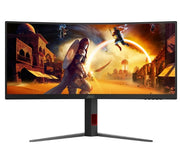AOC G4 CU34G4 computer monitor 86.4 cm (34") 3440 x 1440 pixels Wide Quad HD LED Black, Red
