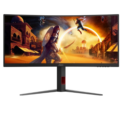 AOC G4 34" VA UWQHD 200Hz computer monitor 86.4 cm (34") 3440 x 1440 pixels UltraWide Quad HD LCD Black, Red