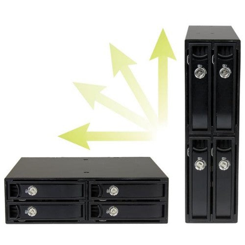 StarTech.com 4-Bay Mobile Rack Backplane for 2.5in SATA/SAS Drives - TAA