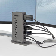 StarTech.com USB-C USB-A Dock - Hybrid Universal USB 3.0 Docking Station for USB-C or USB-A Laptop - Dual Monitor 4K 60Hz HDMI/DisplayPort - 6x USB-A, GbE - USB 5Gbps - Windows/Mac