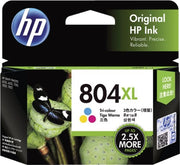 HP 804XL TRI-COLOR INK CART 415 PAGES FOR HP ENVY 6220 6222 7120 7820 7822