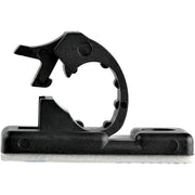 StarTech.com 100 Adhesive Cable Management Clips Black - Network/Ethernet/Office Desk/Computer Cord Organizer - Sticky Cable/Wire Holders - Nylon Self Adhesive Clamp UL/94V-2 Fire Rated - TAA