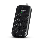 CyberPower CPSURGE08USB-ANZ surge protector Black 8 AC outlet(s) 240 V 2.1 m