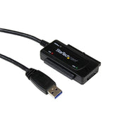 StarTech.com SATA to USB Cable, USB 10Gbps to 2.5in and 3.5in SATA I II III Hard Drive Adapter, External Converter for SSD or HDD Data Transfer
