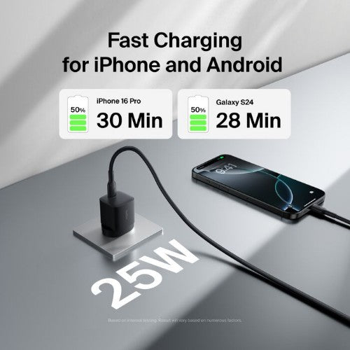 Belkin BoostCharge Smartphone Black AC Fast charging Indoor