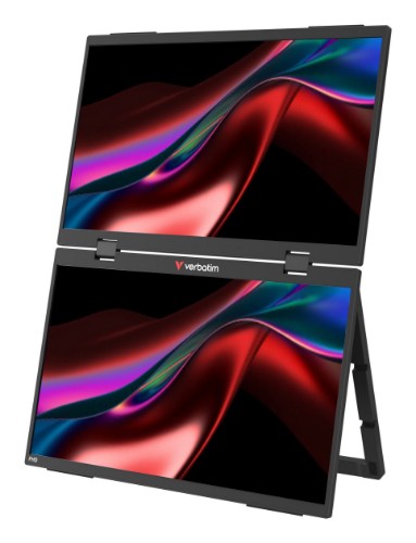 Verbatim 32408 portable TV/monitor Portable monitor Black 39.6 cm (15.6") LCD 1920 x 1080 pixels