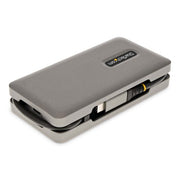 StarTech.com USB-C Multiport Adapter - HDMI/VGA - 4K 60Hz - 3-Port USB Hub - 100W Power Delivery Pass-Through - GbE - Travel Mini Docking Station w/ Charging - 1ft/30cm Wrap-Around Cable