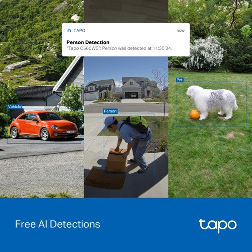 TP-Link Tapo TC46 security camera Spherical IP security camera Indoor & outdoor 3840 x 2160 pixels Ceiling/Wall/Pole