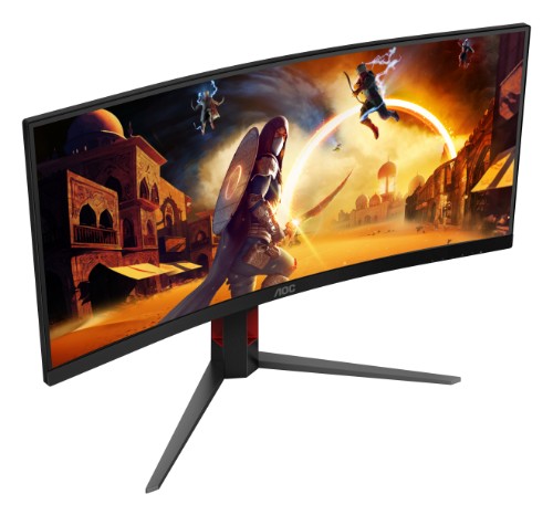 AOC G4 34" VA UWQHD 200Hz computer monitor 86.4 cm (34") 3440 x 1440 pixels UltraWide Quad HD LCD Black, Red